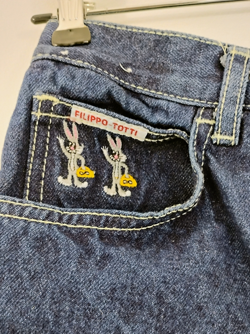 Vintage Filippo-Totti Bugs Bunny Warner Bros High Waist Like New Size 7/8